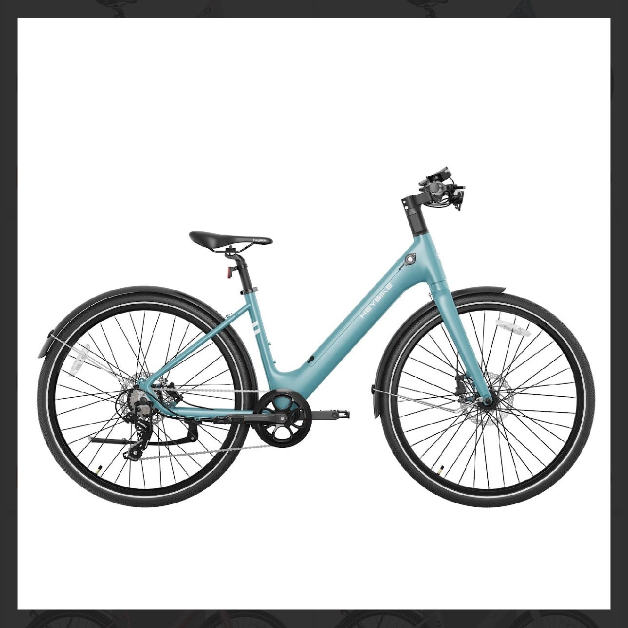 Heybike EC1-ST Commuter E-Bike Step Through – GREEN HYBRID BICYCLES