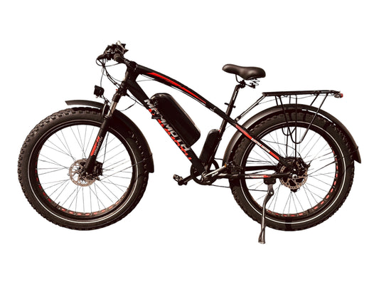 Fat Tyre Electric Bicycle G-Hybrid Mammoth Black Motor 48v Battery