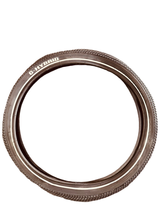 G Hyrbid Fat Tyre Size 20x2.125 with Reflective Line with Puncture Guard