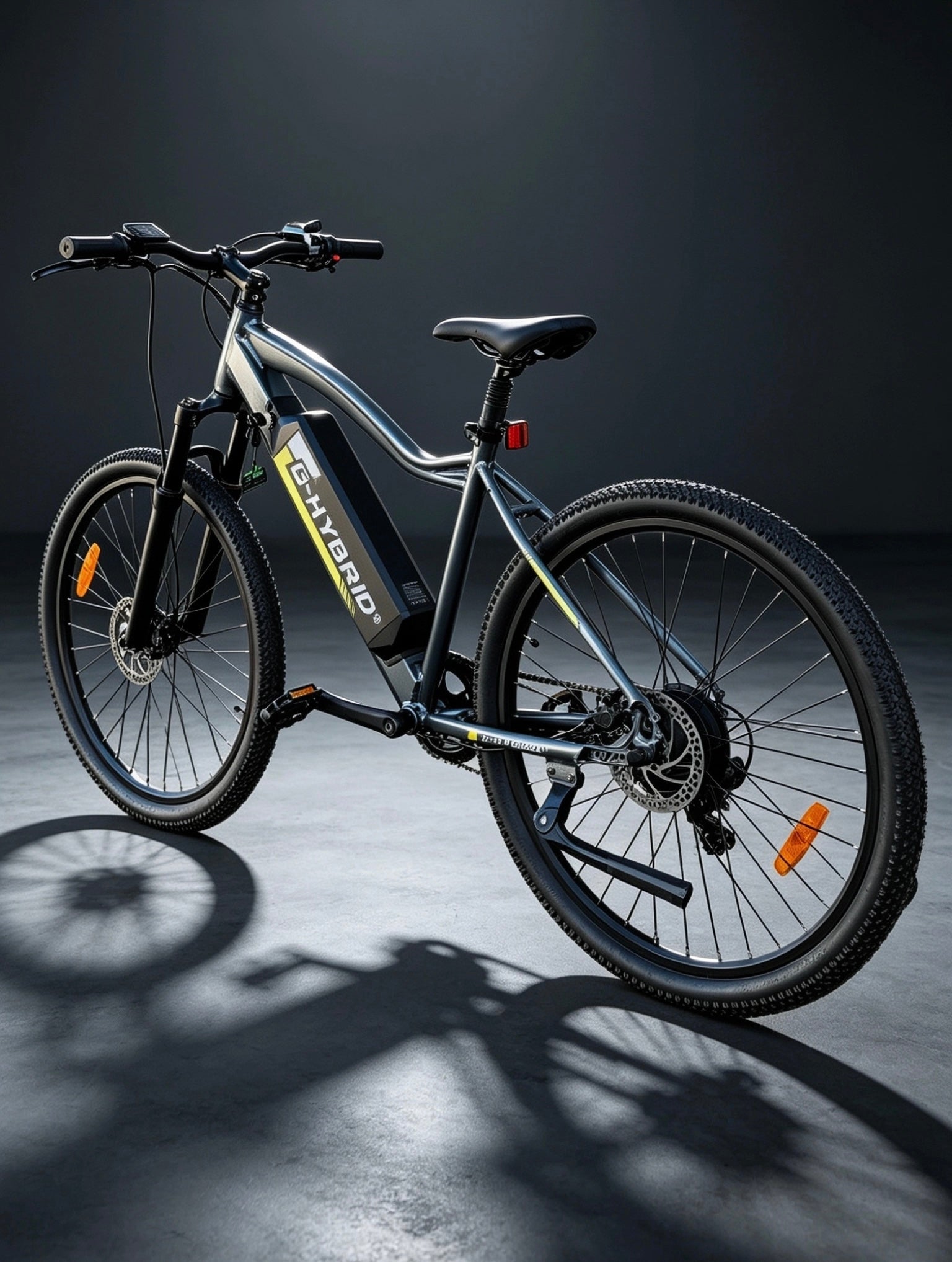 G-Hybrid Windwheel Long Range Electric Bicycle 27.5 Inch Alloy Black 2026