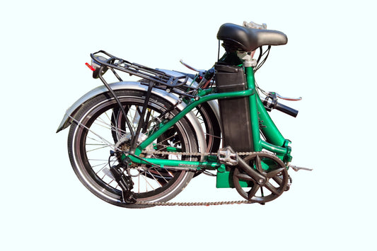 Freedom Folding e-bike with Lower Step Green