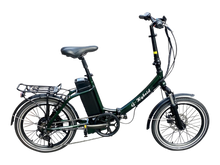 Load image into Gallery viewer, Freedom Folding e-bike with Lower Step Green
