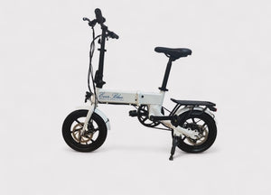 Folding E-Bike with Throttle Fedo White