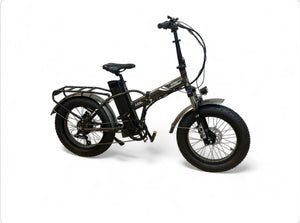 Folding Fat Tyre E-Bike G Hybrid Dyno Black