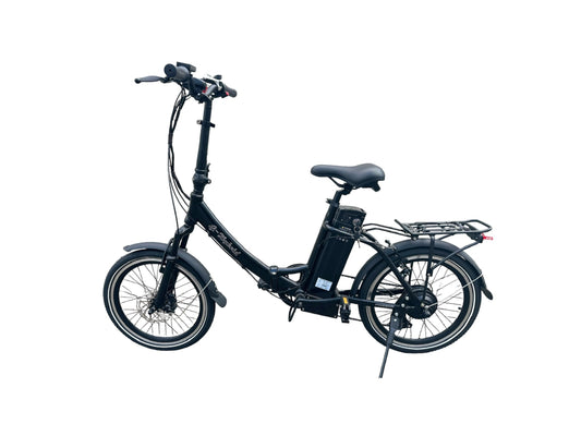 Freedom Folding e-bike with Lower Step Black