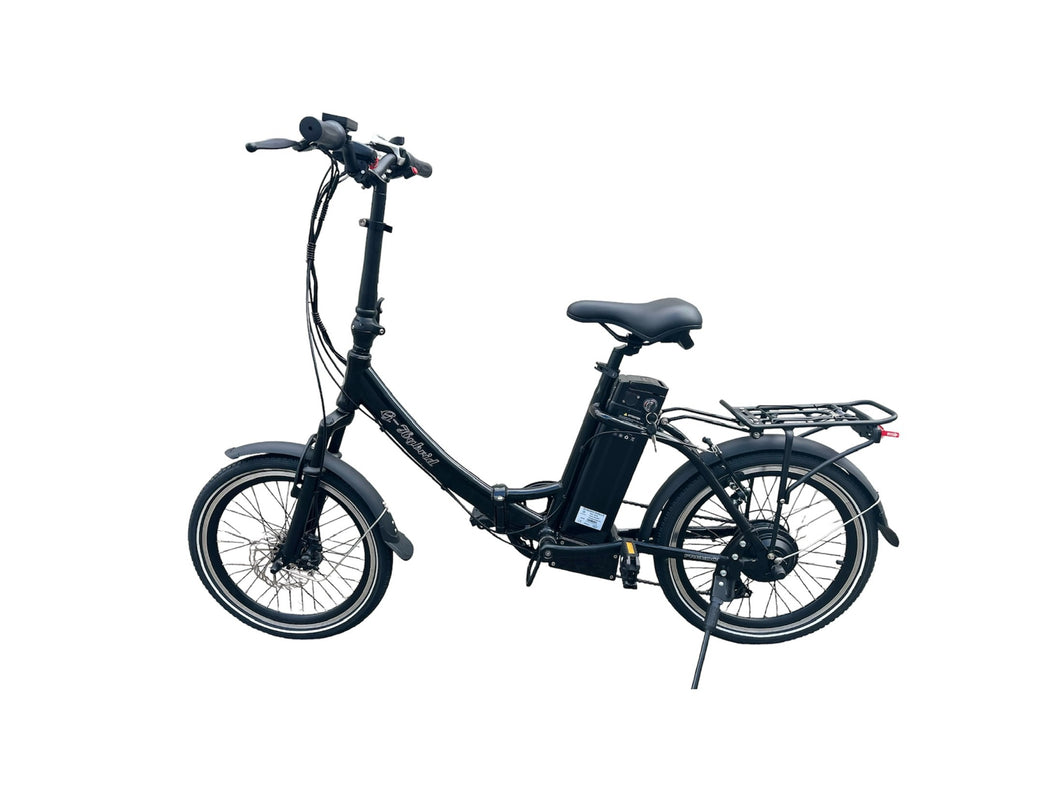 Freedom Folding e-bike with Lower Step Black