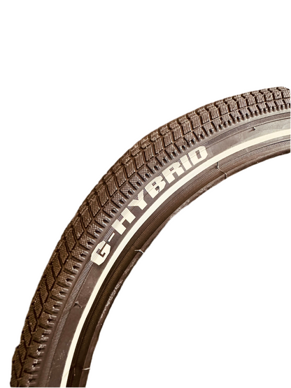 G-Hybrid Fat Tyre Size 14x1.75 with Reflective Line with Puncture Guard