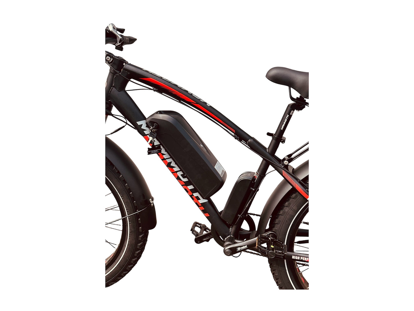 Fat Tyre Electric Bicycle G-Hybrid Mammoth Black Motor 48v Battery