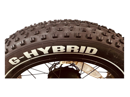 G Hyrbid Fat Tyre Size 20x4.0 with Reflective Line with Puncture Guard