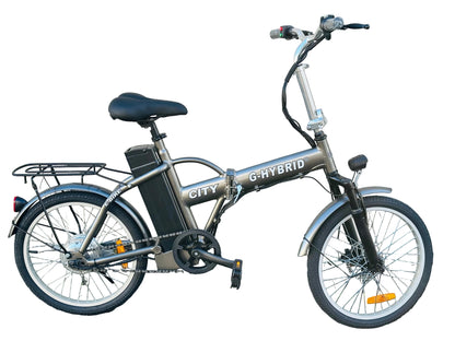 Folding ebike G-Hybrid City Bike Grey