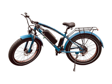 Fat Tyre Electric Bicycle G-Hybrid Mammoth Blue Motor 48v Battery