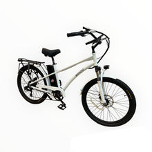 Load image into Gallery viewer, G-Hybrid Cruiser Electric Bike White