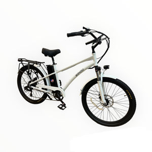 G-Hybrid Cruiser Electric Bike White