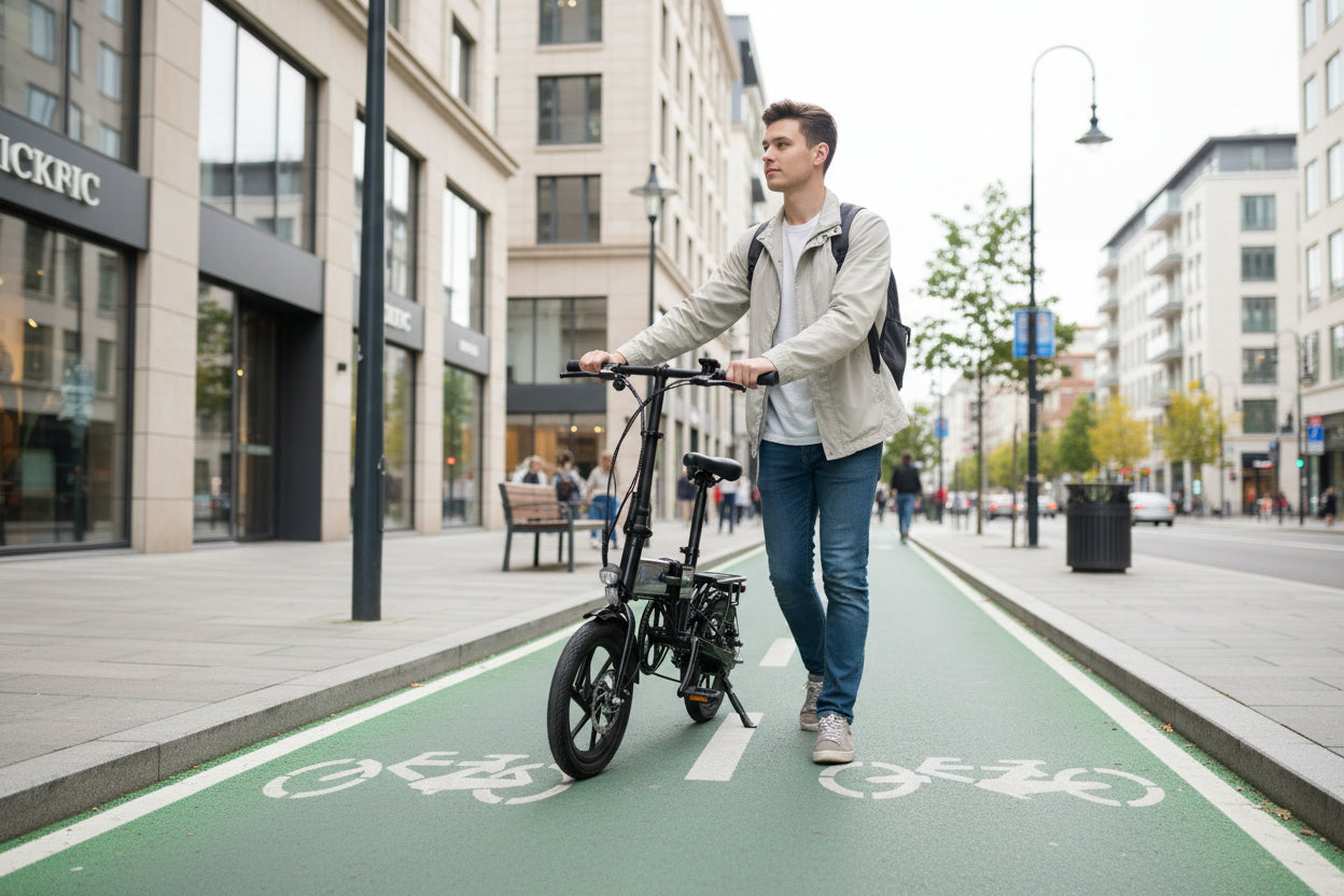 Folding E-Bike Fedo Black