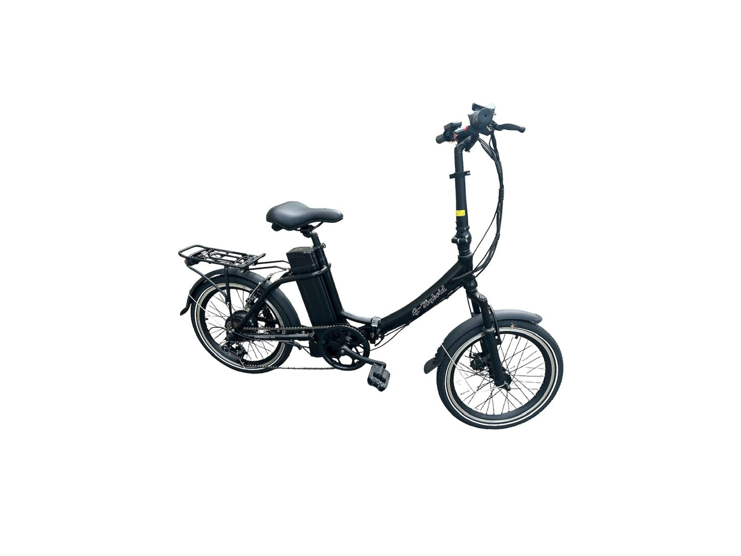 Freedom Folding e-bike with Lower Step Black