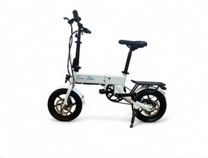 Folding E-Bike with Throttle Fedo White