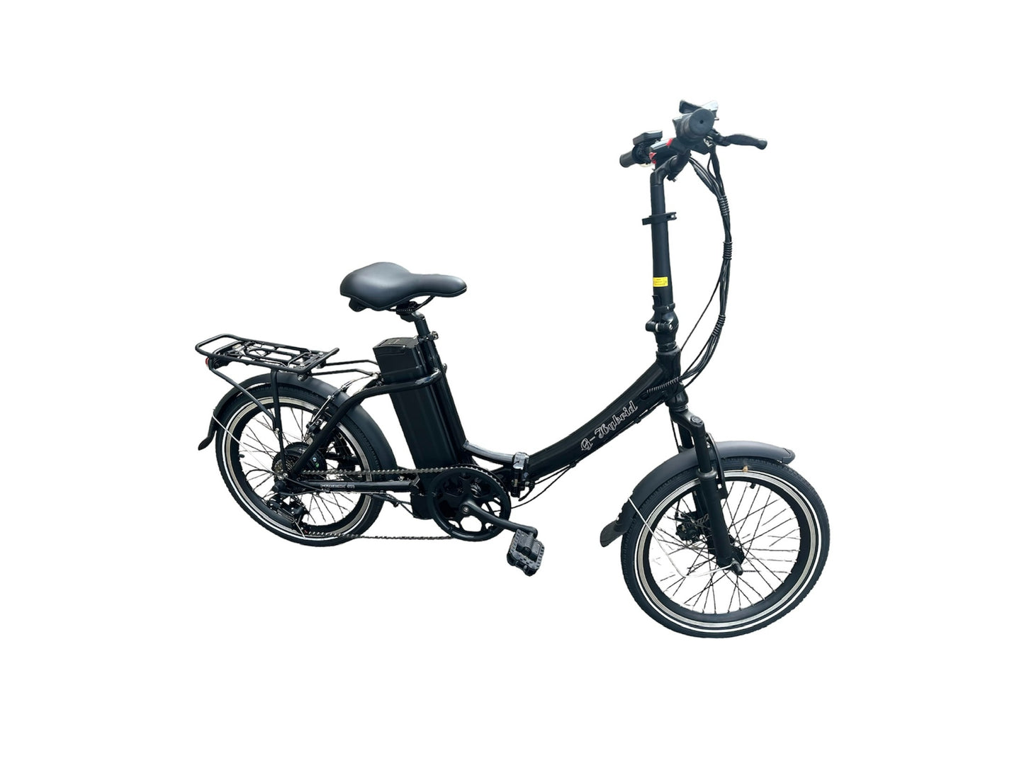 Freedom Folding e-bike with Lower Step Black
