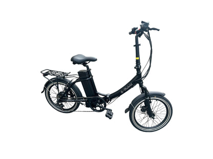 Freedom Folding e-bike with Lower Step Black