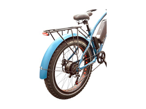 Fat Tyre Electric Bicycle G-Hybrid Mammoth Blue Motor 48v Battery