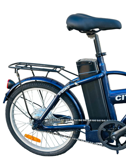 Folding e-bike G-Hybrid City Bike Indigo