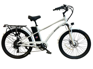 G-Hybrid Cruiser Electric Bike White