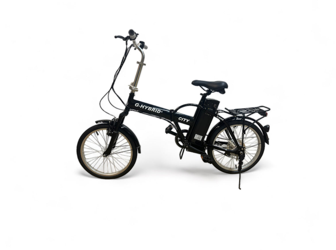 Folding e-bike G-Hybrid City Bike Black