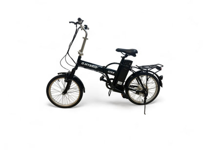 Folding e-bike G-Hybrid City Bike Black