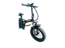 Load image into Gallery viewer, Fat Tyre Folding E-bike G-Hybrid Husky Black