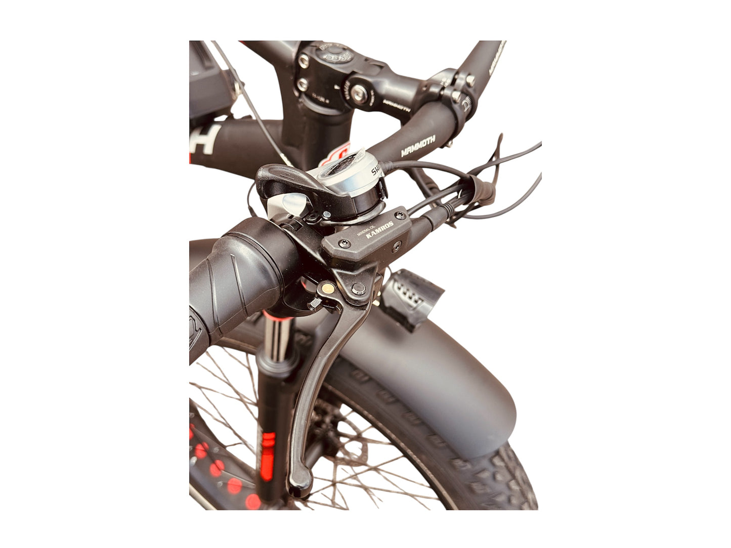 Fat Tyre Electric Bicycle G-Hybrid Mammoth Black Motor 48v Battery