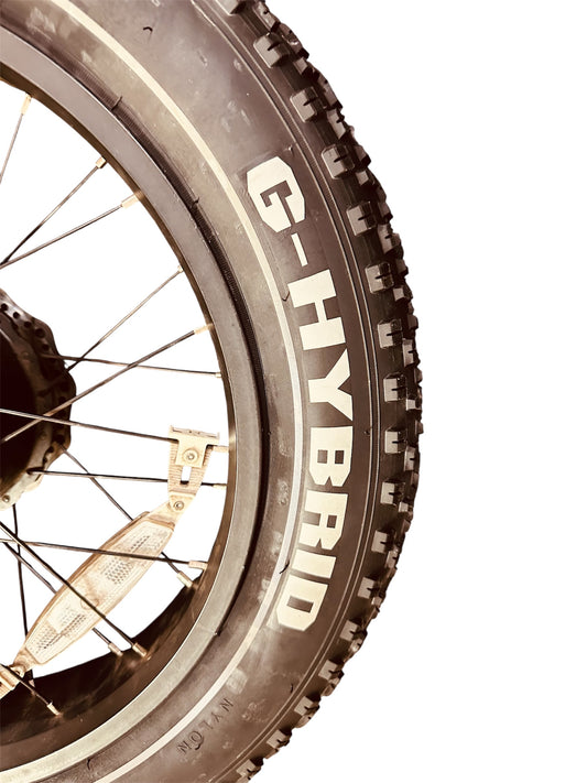 G Hyrbid Fat Tyre Size 20x4.0 with Reflective Line with Puncture Guard