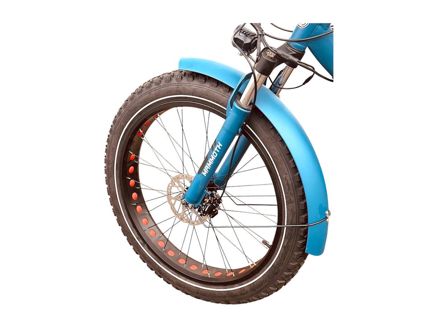 Fat Tyre Electric Bicycle G-Hybrid Mammoth Blue Motor 48v Battery