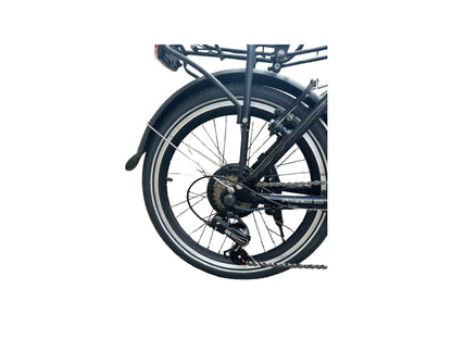 Freedom Folding e-bike with Lower Step Black