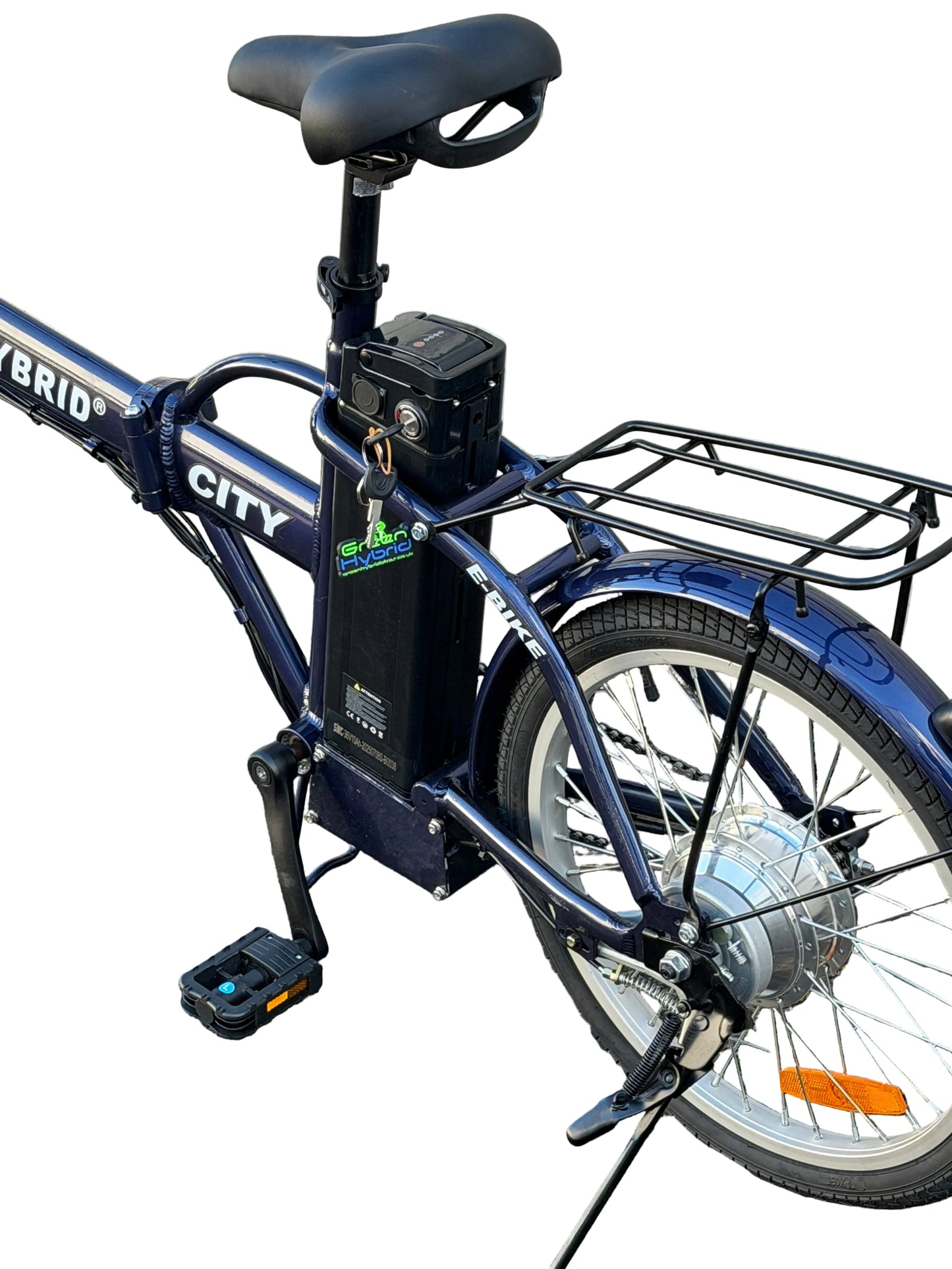 Folding e-bike G-Hybrid City Bike Indigo