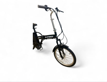Folding e-bike G-Hybrid City Bike Black