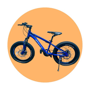 ATECX Kids Mountain Bike 20" Wheel 6-11 Years 6 Speed - Blue