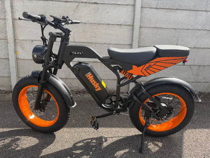 G-Hybrid Husky VM6 Electric Bike 50 Miles Range