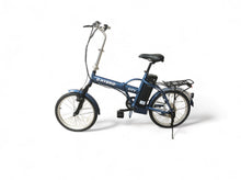 Load image into Gallery viewer, Folding ebike G-Hybrid City Bike with Throttle Blue