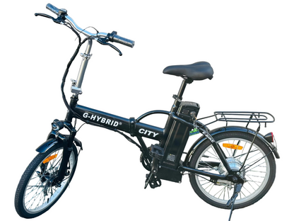 Folding e-bike G-Hybrid City Bike Black