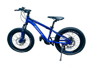 ATECX Kids Mountain Bike 20" Wheel 6-11 Years 6 Speed - Blue