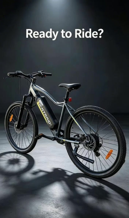 G-Hybrid Windwheel Mountain E-bike 27.5 inch Alloy Black New 2026