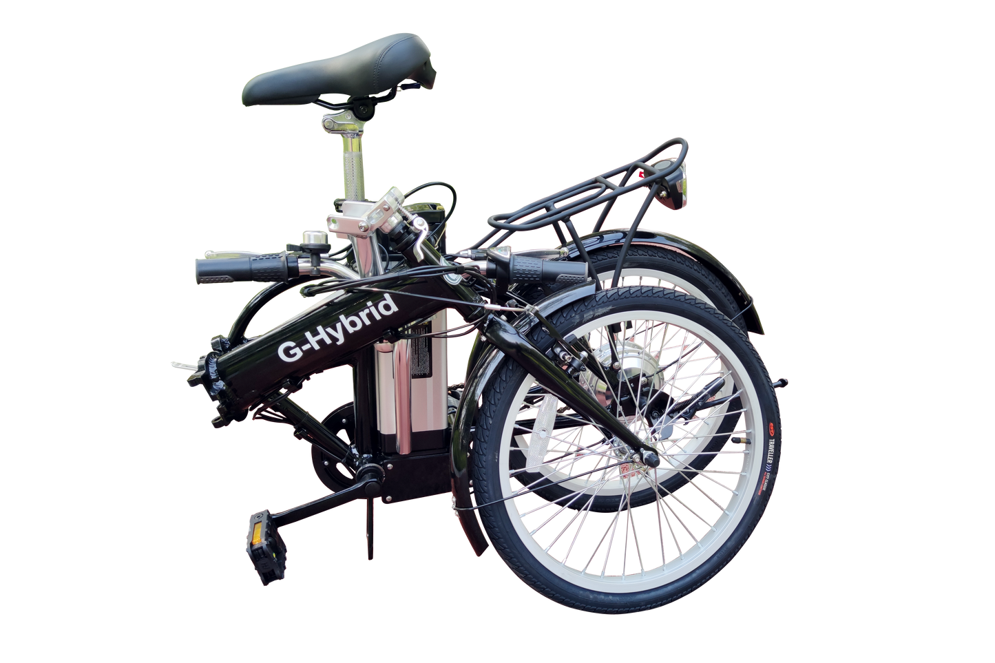 Folding e-bike G-Hybrid City Bike Black