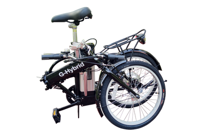 Folding e-bike G-Hybrid City Bike Black