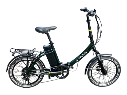 Freedom Folding e-bike with Lower Step Green
