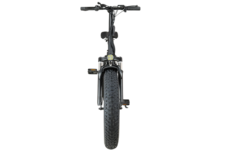 Folding Fat Tyre E-Bike 48v Volta VB2 Black