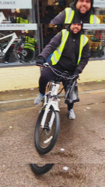 G-Hybrid Cruiser Electric Bike White
