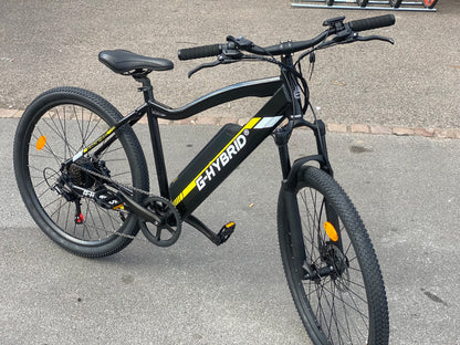 Mountain E-bike 27.5 inch Alloy G-Hybrid Windwheel Black LK