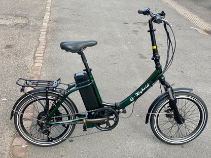 Freedom Folding e-bike with Lower Step Green