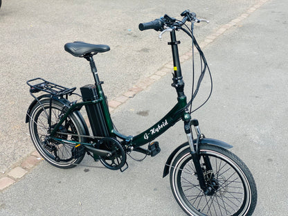 Freedom Folding e-bike with Lower Step Green