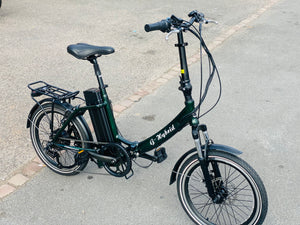 Freedom Folding e-bike with Lower Step with Throttle Green