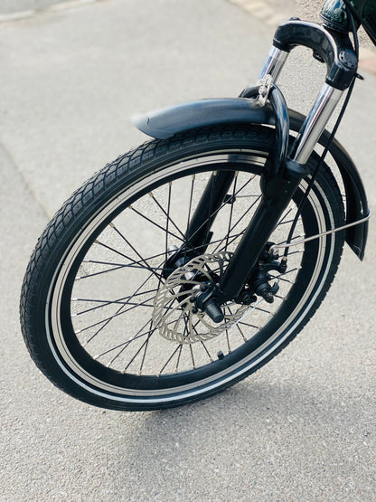 Freedom Folding e-bike with Lower Step Green
